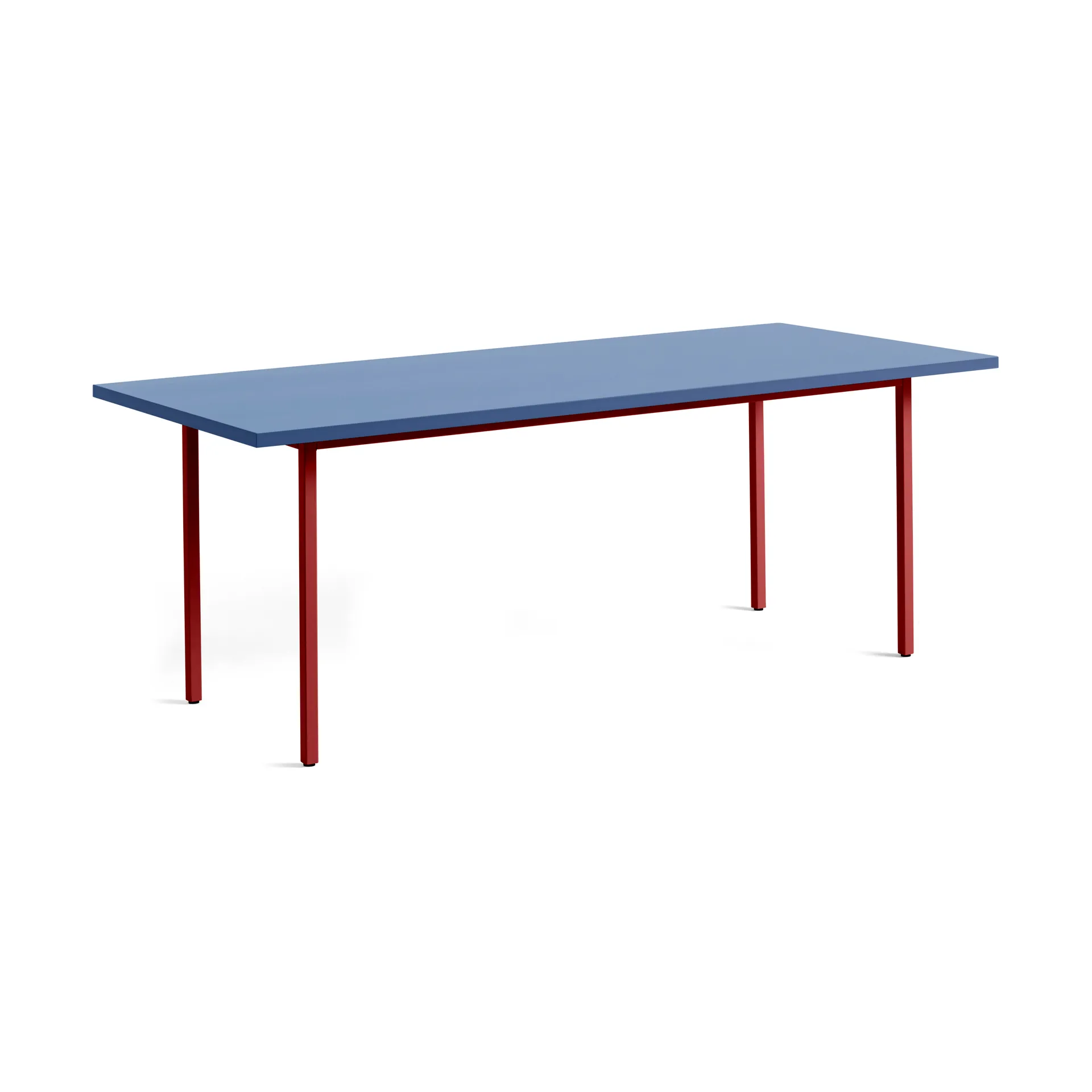 Two-Colour Esstisch 90x200 cm, Maroon red-blue HAY