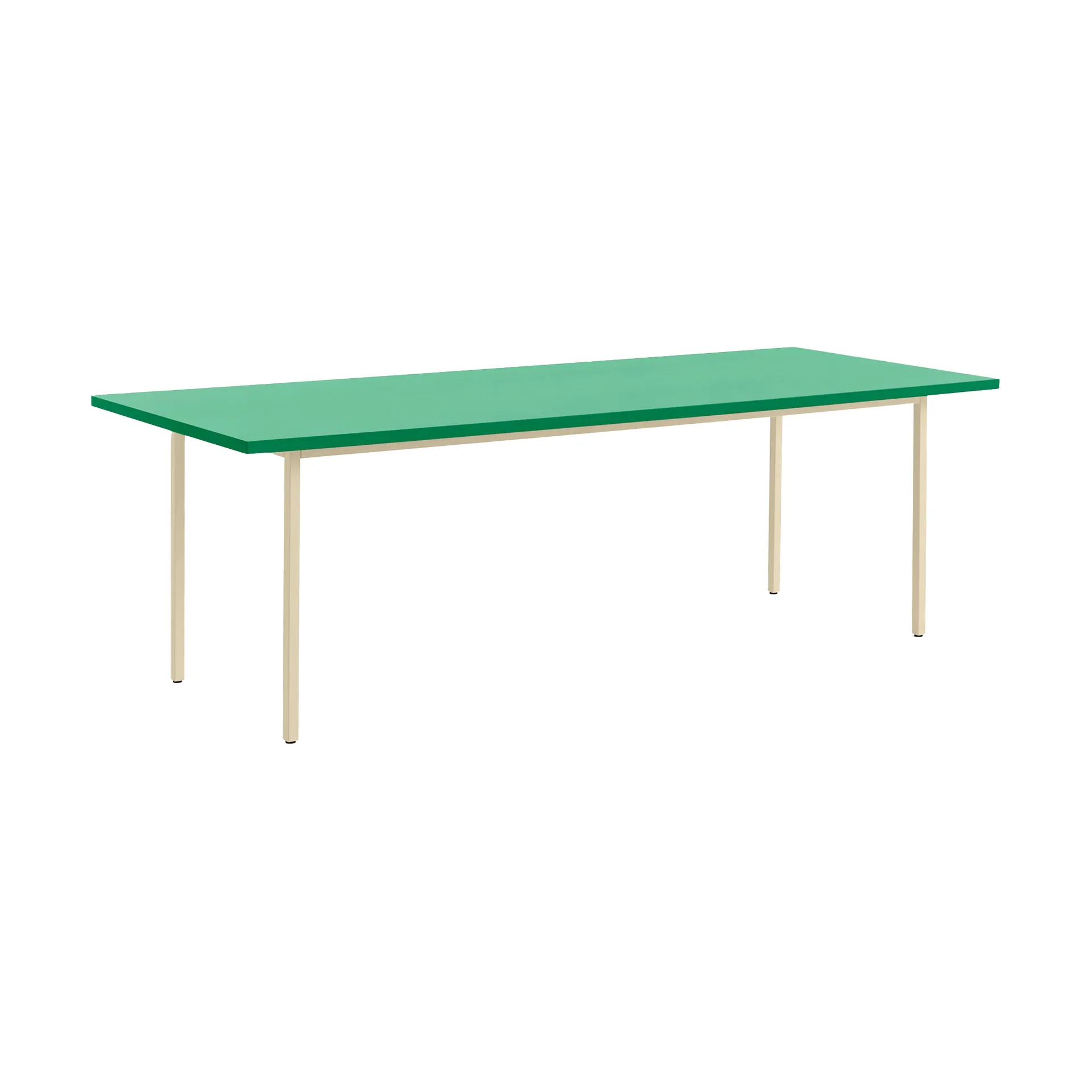 Two-Colour Esstisch 90x240 cm, Ivory-green mint HAY