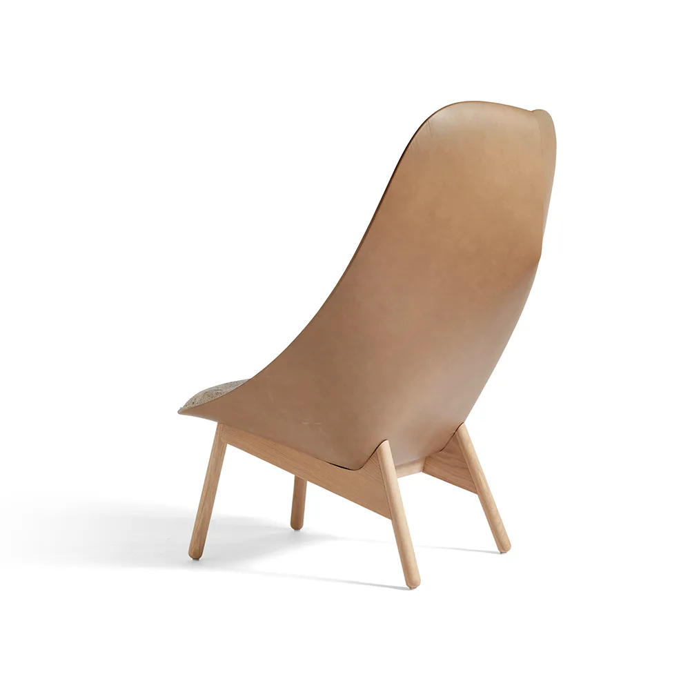 Uchiwa Quilt Loungesessel, Bolgheri lgg60 melange-Eiche-sense nougat HAY