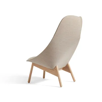 Uchiwa Quilt Loungesessel - Cream A5-Eiche-Canvas 244 - HAY