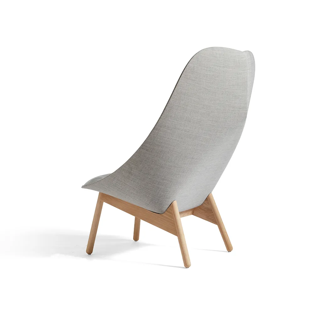 Uchiwa Quilt Loungesessel, Mode 002 Intaglio-Eiche-Rückseite Remix 123 HAY