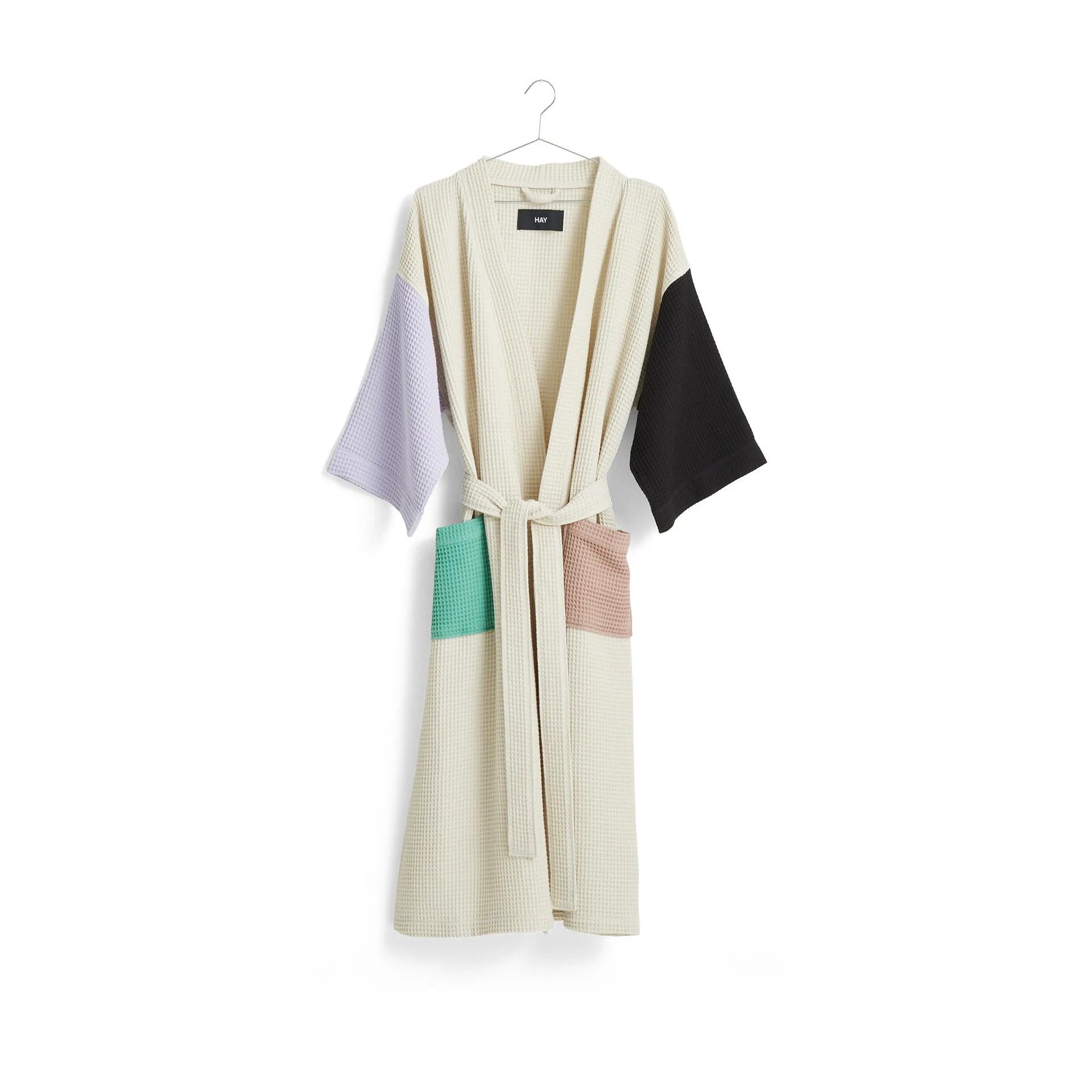 Waffel Bademantel, Off white-multi one size HAY