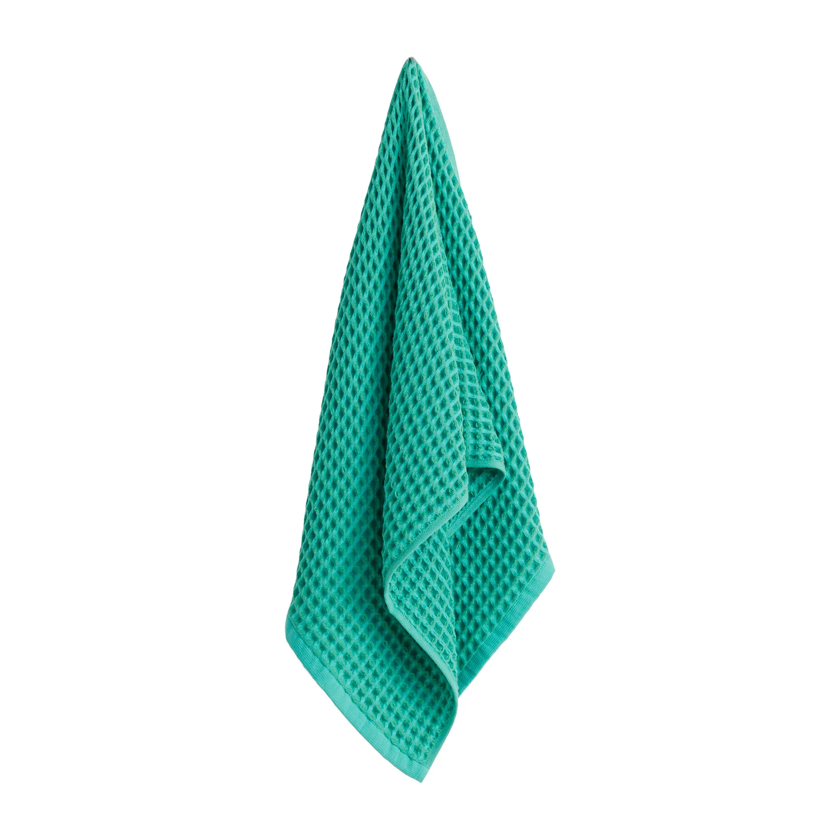 Waffle Handtuch 50 x 100cm, Emerald green HAY