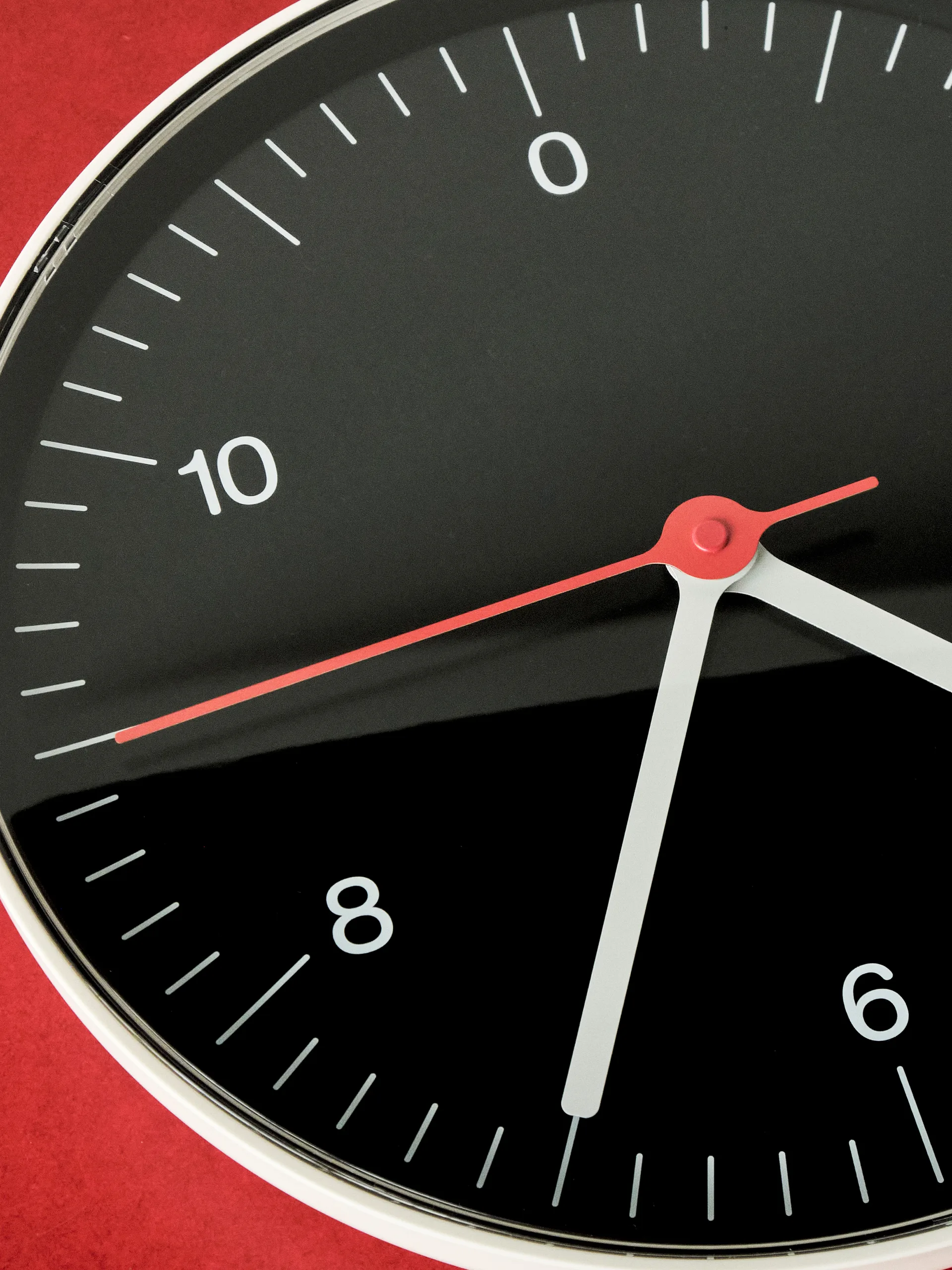 Wall Clock Wanduhr Ø26,5cm, Black HAY