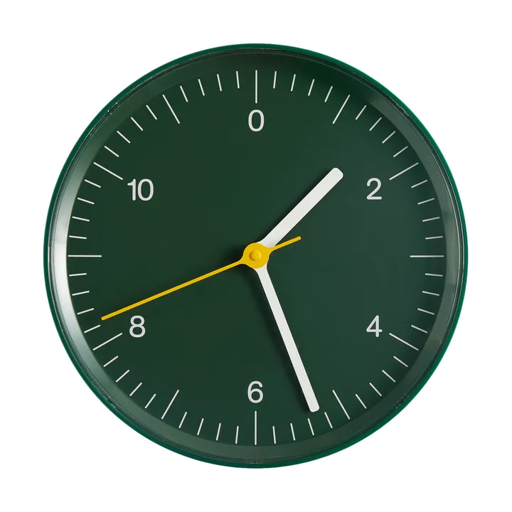 Wall Clock Wanduhr Ø26,5cm - Green - HAY