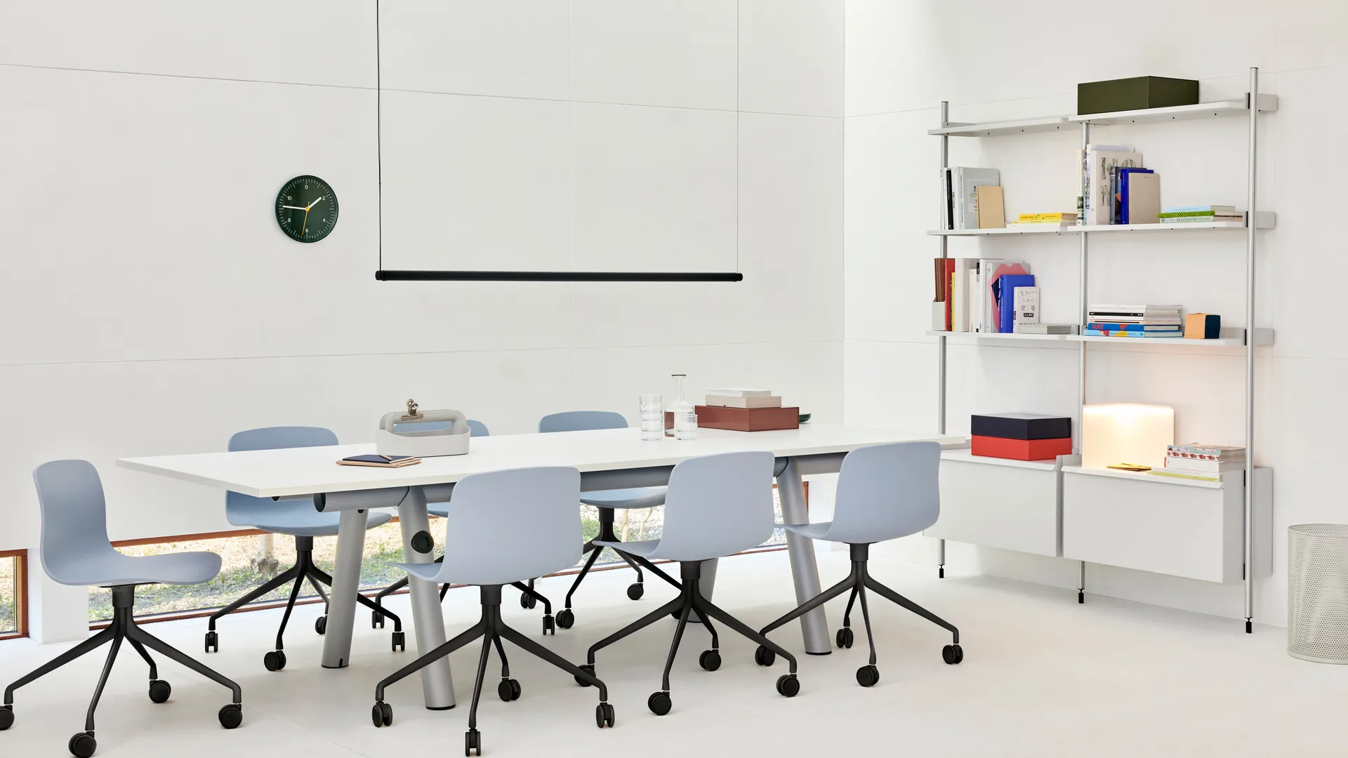 Wall Clock Wanduhr Ø26,5cm, Green HAY