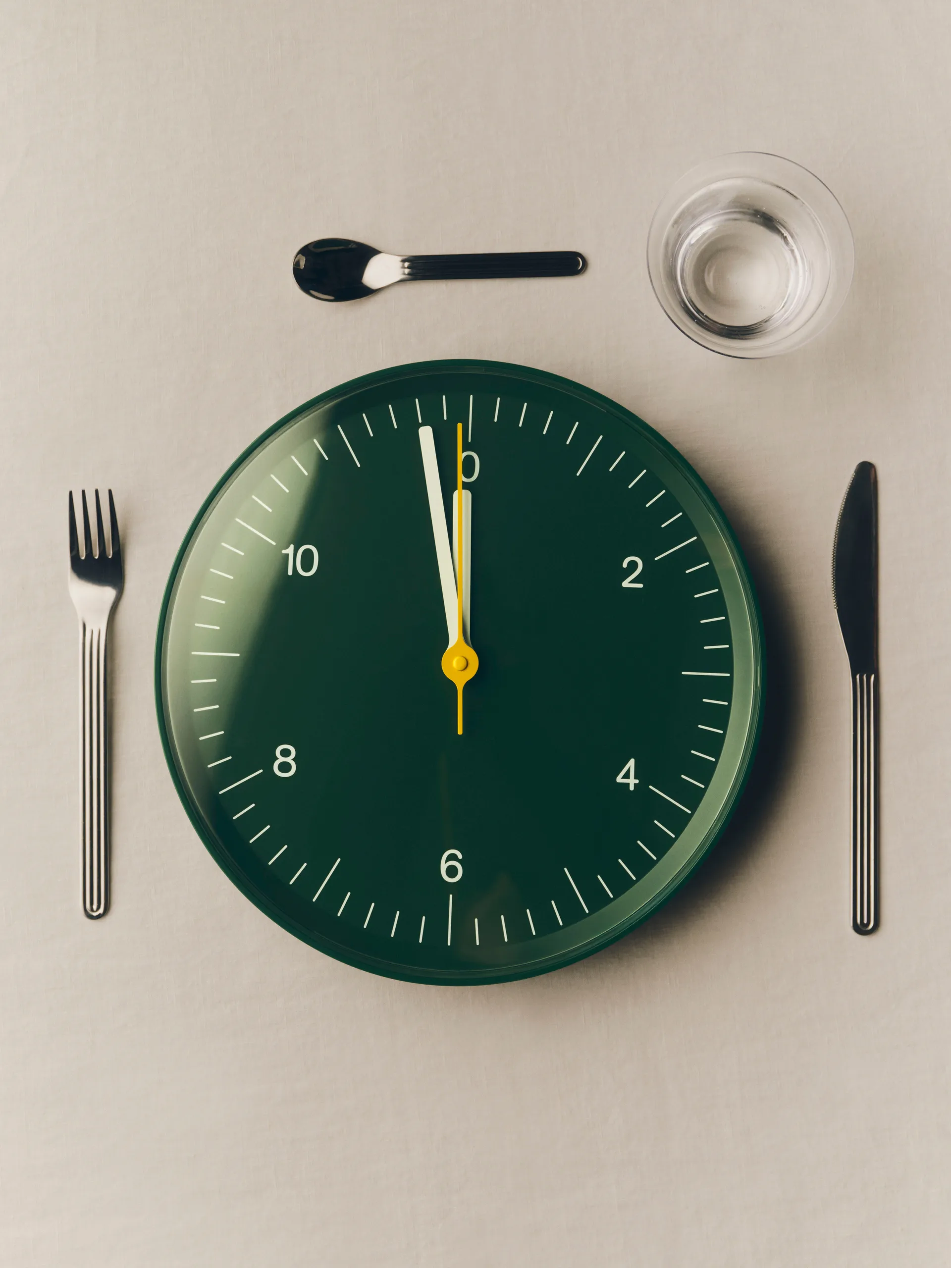 Wall Clock Wanduhr Ø26,5cm, Green HAY