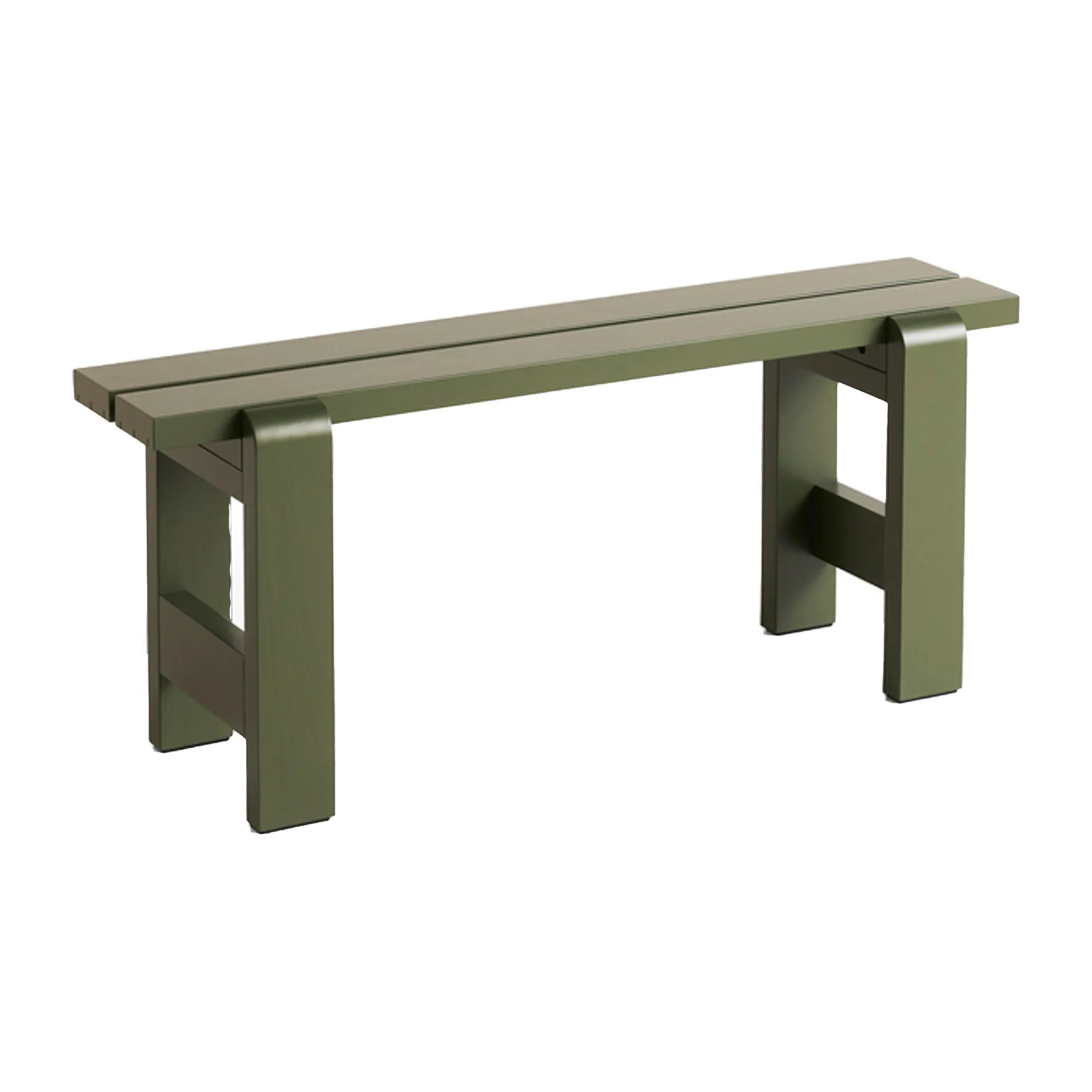 Weekday Bank 111x23 cm Kiefernholz lackiert, Olive HAY