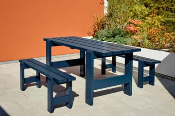 Weekday Tisch 180x66 cm Kiefernholz lackiert - Steel blue - HAY