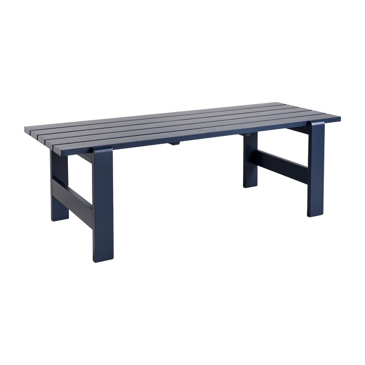 Weekday Tisch 230x83 cm Kiefernholz lackiert - Steel blue - HAY