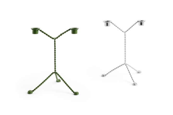 Wire Kerzenhalter, Green HAY