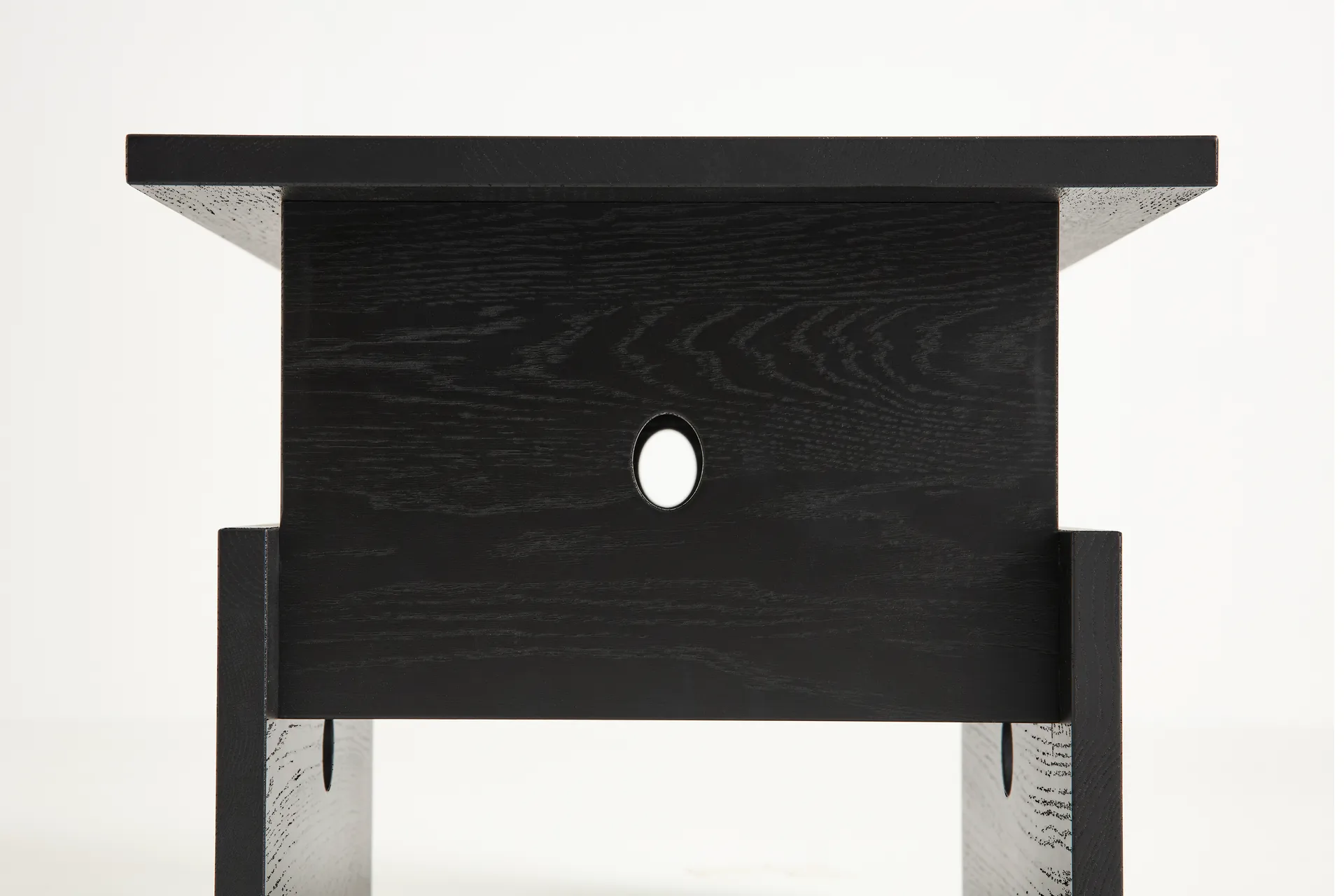Wood Box Couchtisch, Schwarz lackierte Eiche HAY