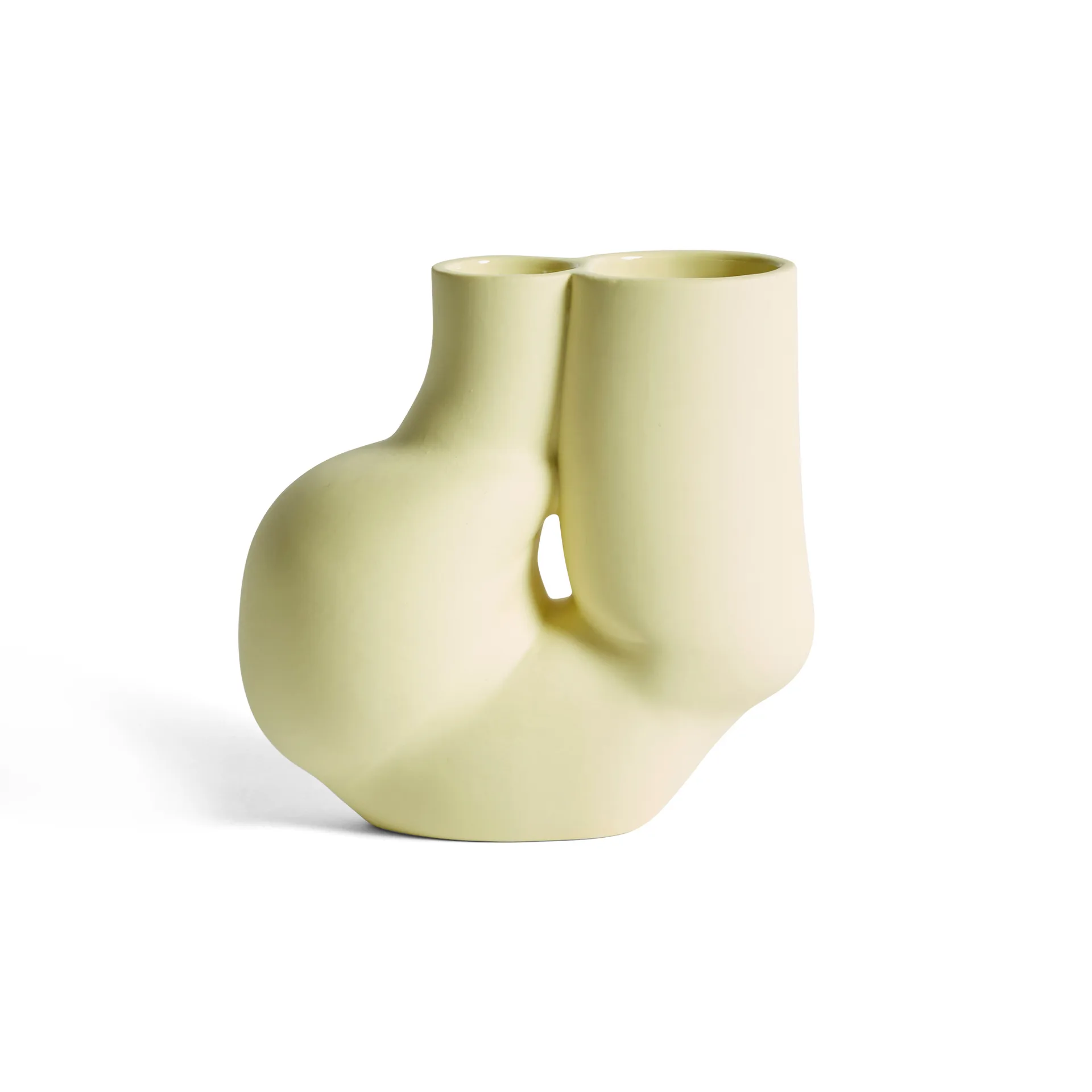 W&S Chubby Vase, Soft yellow HAY