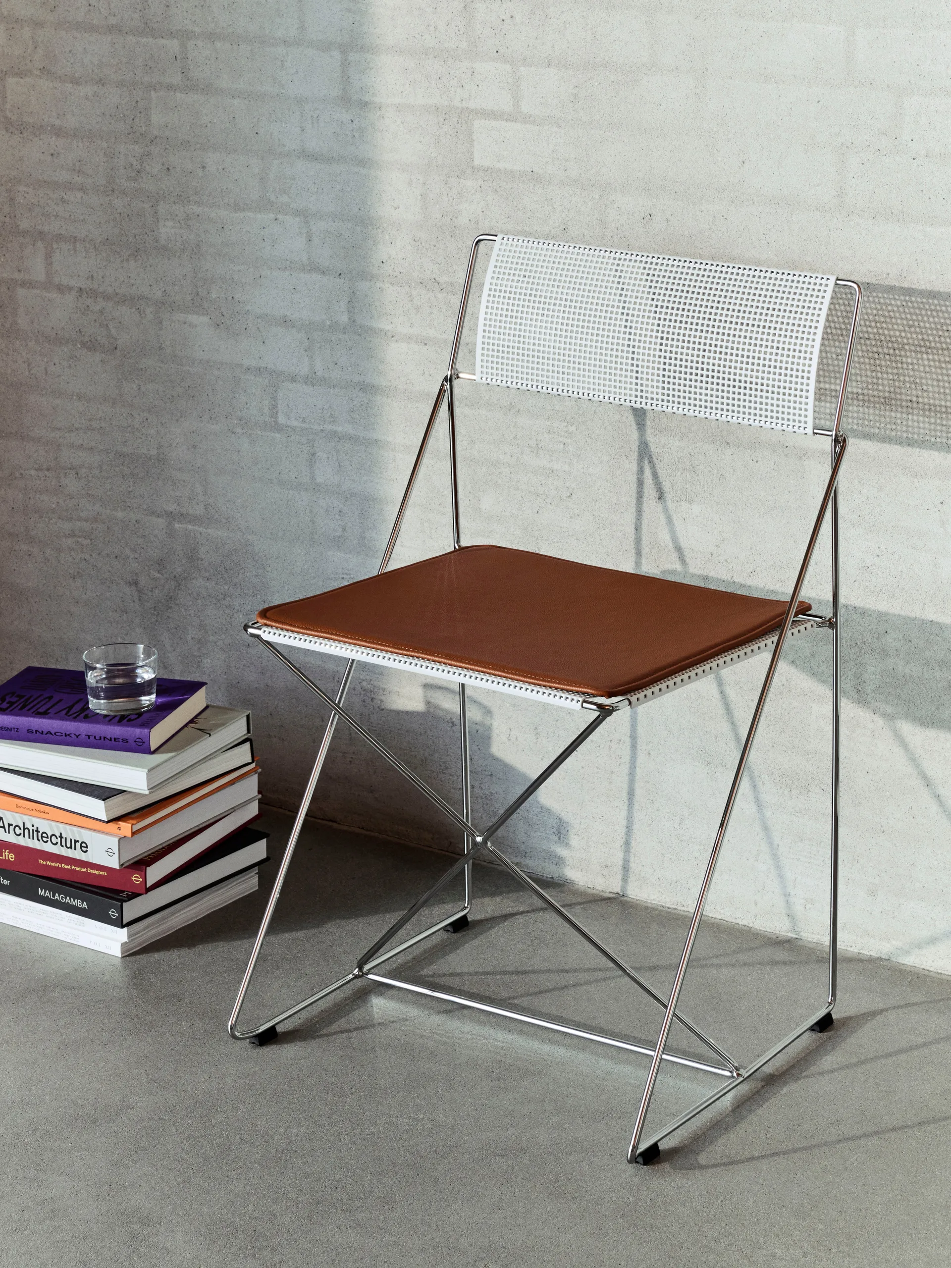 X-Line Indoor Stuhlkissen, Cognac leather HAY