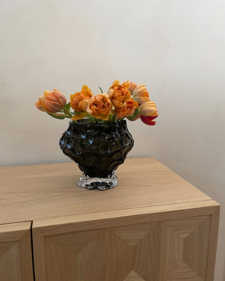 Canyon medium Vase 18 cm - New Smoke - Hein Studio