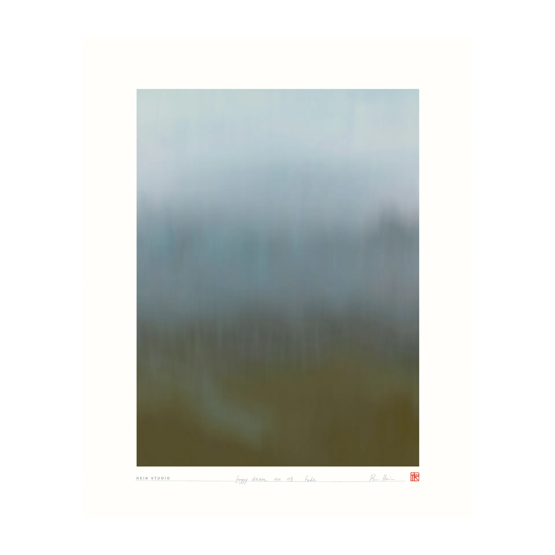Foggy Dawn Poster 40 x 50 cm, No. 03 Hein Studio