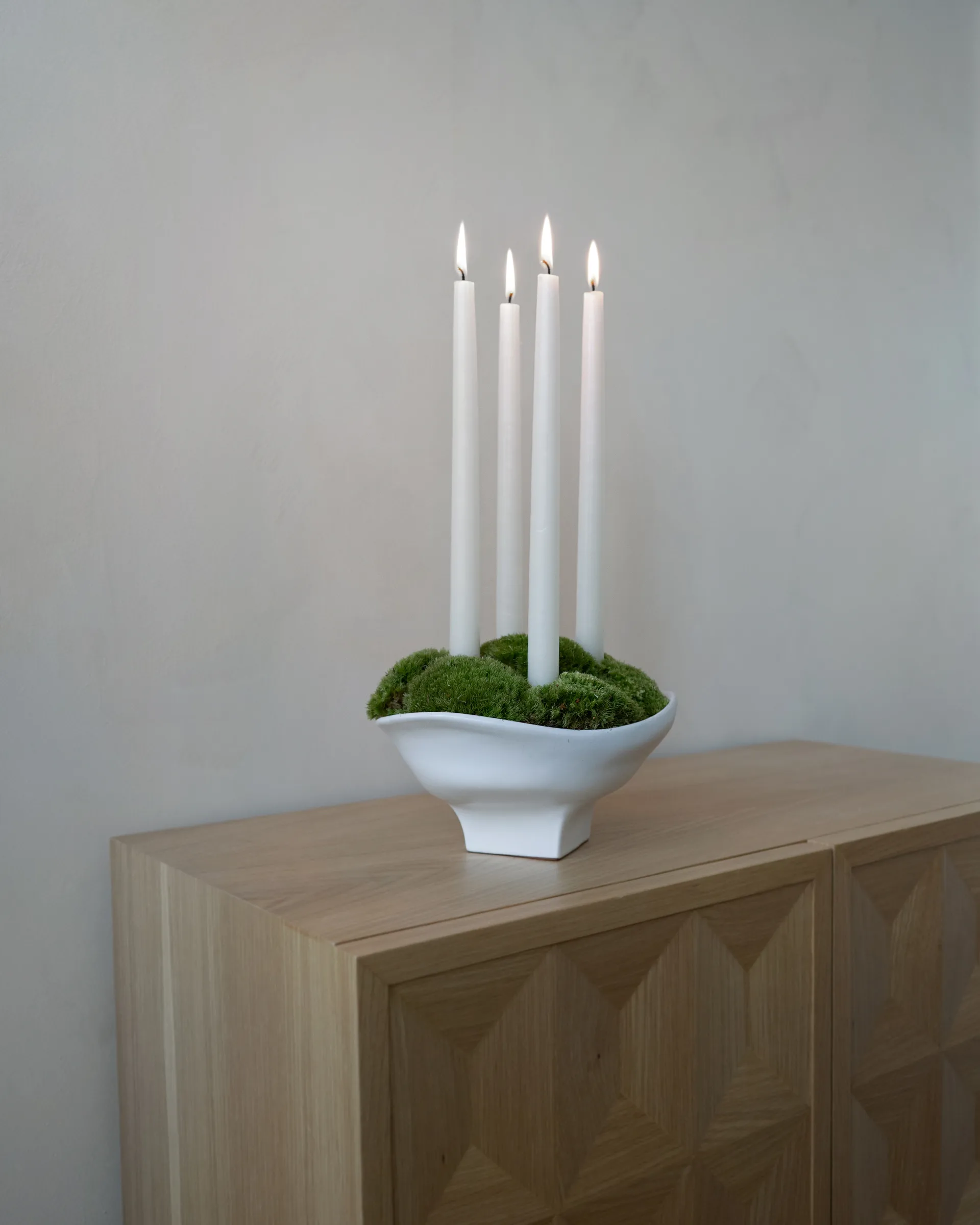 Nami Schale groß 20x23 cm, White Hein Studio