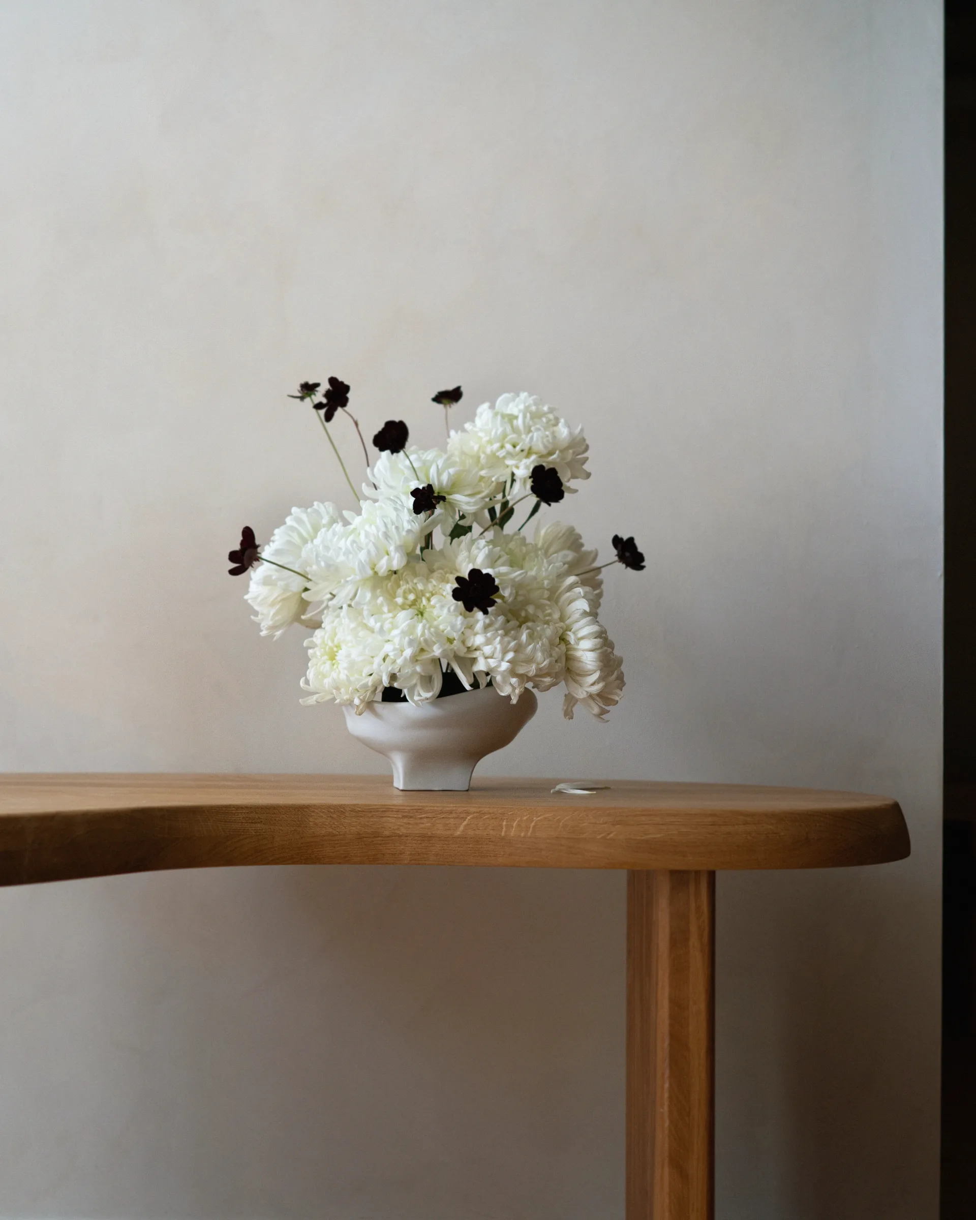 Nami Schale groß 20x23 cm, White Hein Studio