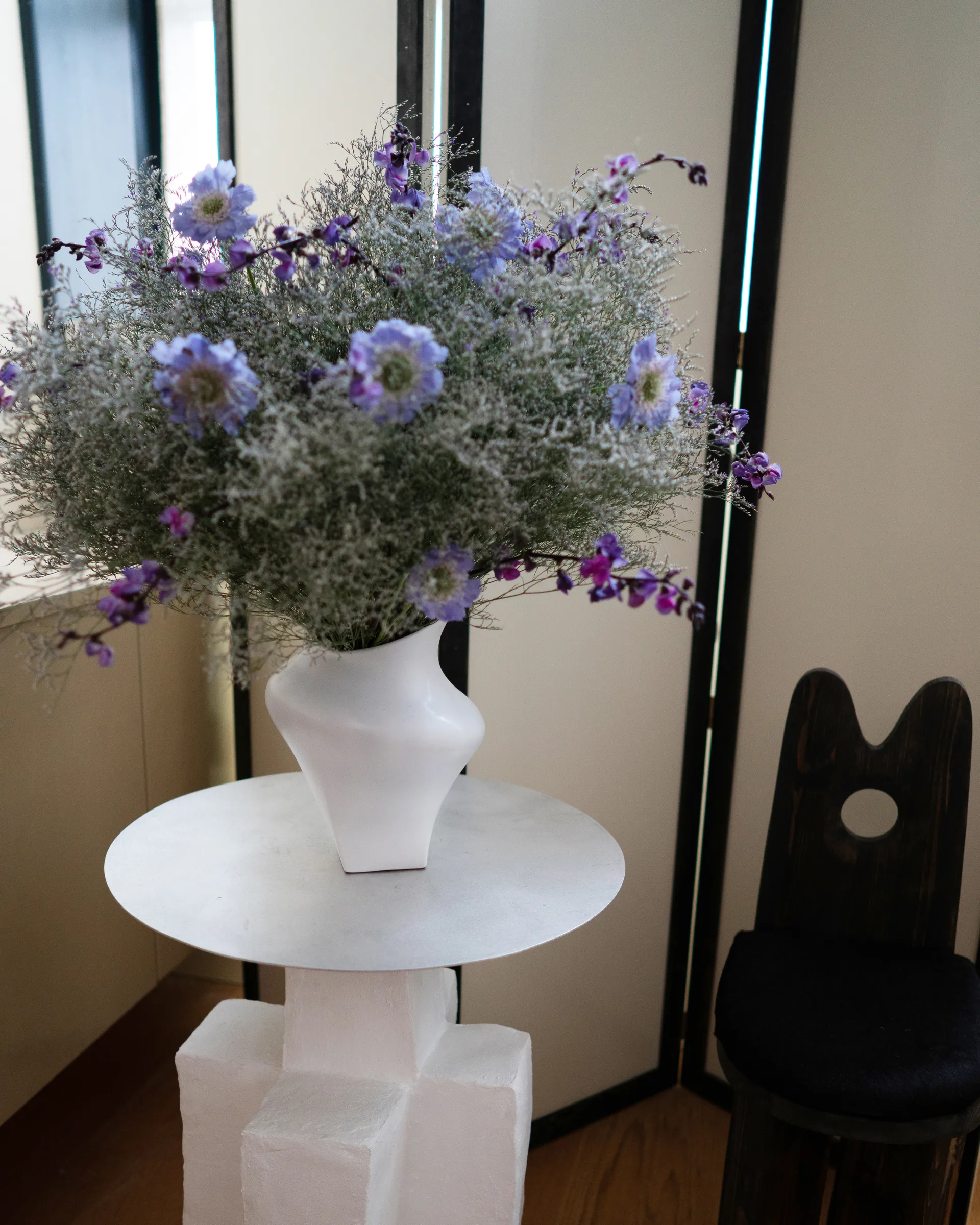 Nami Vase 20 cm, White Hein Studio