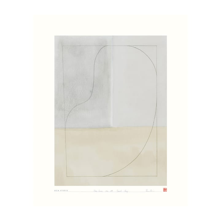 One Line Poster 40 x 50 cm, No. 04 Hein Studio