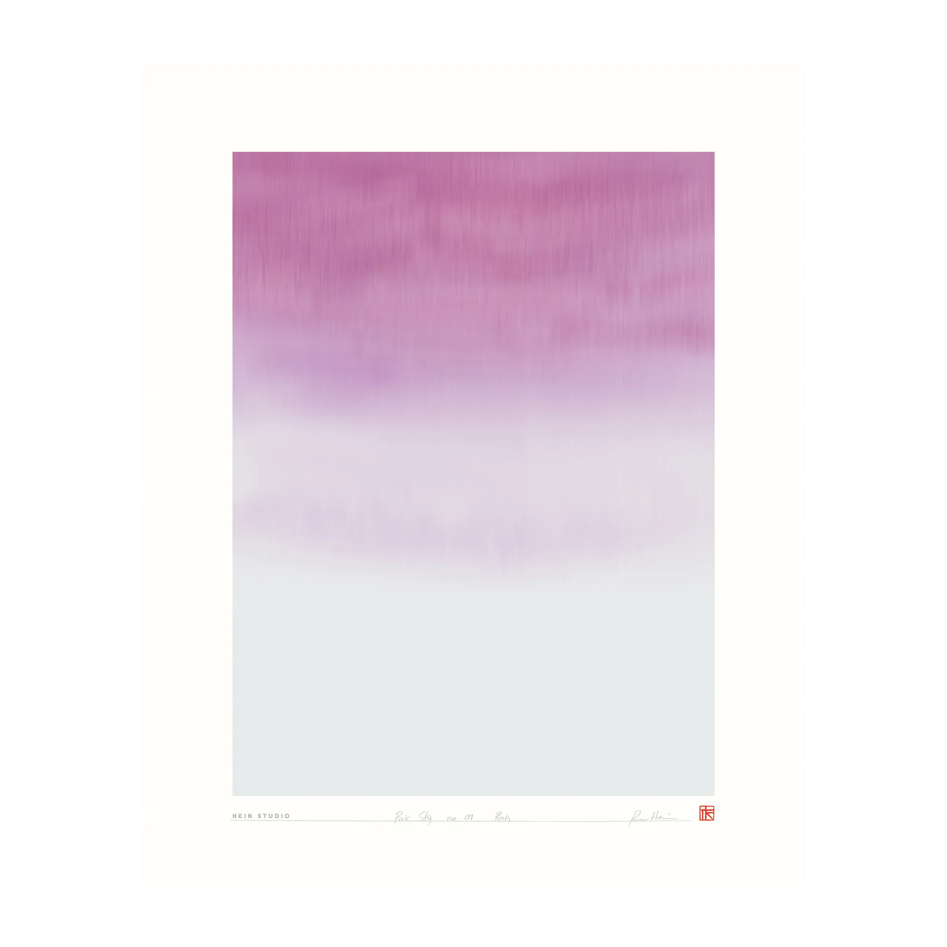 Pink Sky Poster 40 x 50 cm, No. 01 Hein Studio