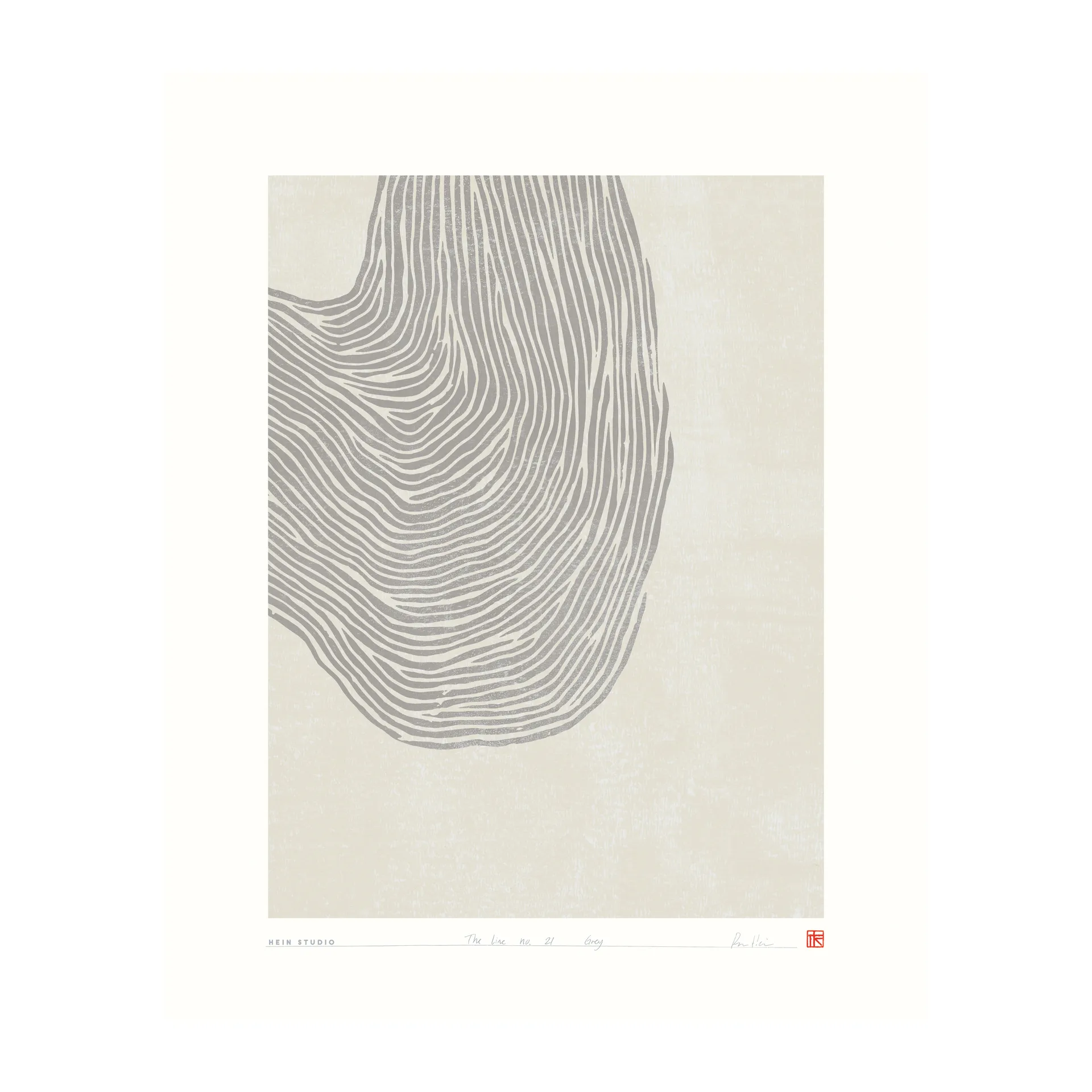 The Line Poster 40 x 50 cm, No. 21 Hein Studio
