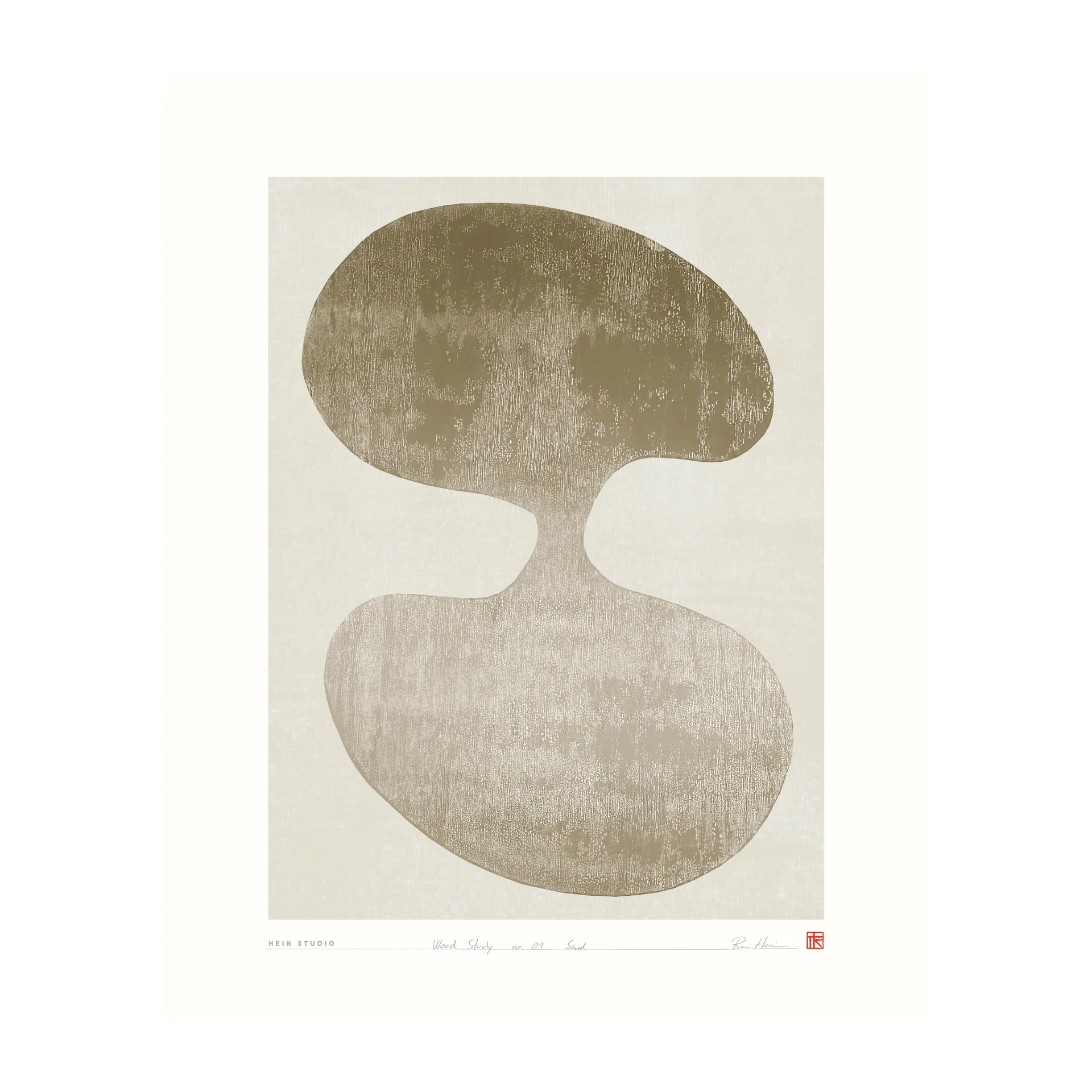 Wood Study Poster 40 x 50 cm, No. 01 Hein Studio