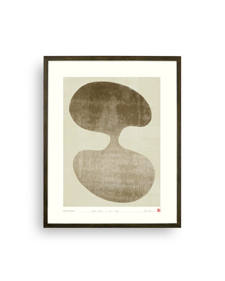 Wood Study Poster 40 x 50 cm - No. 01 - Hein Studio