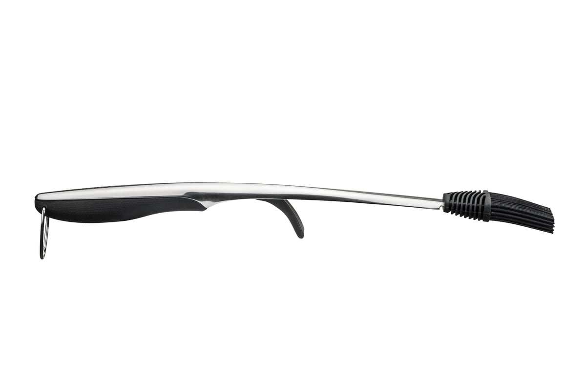 Heirol Heirol Grillpinsel aus Silikon mit Edelstahlgriff 45 cm