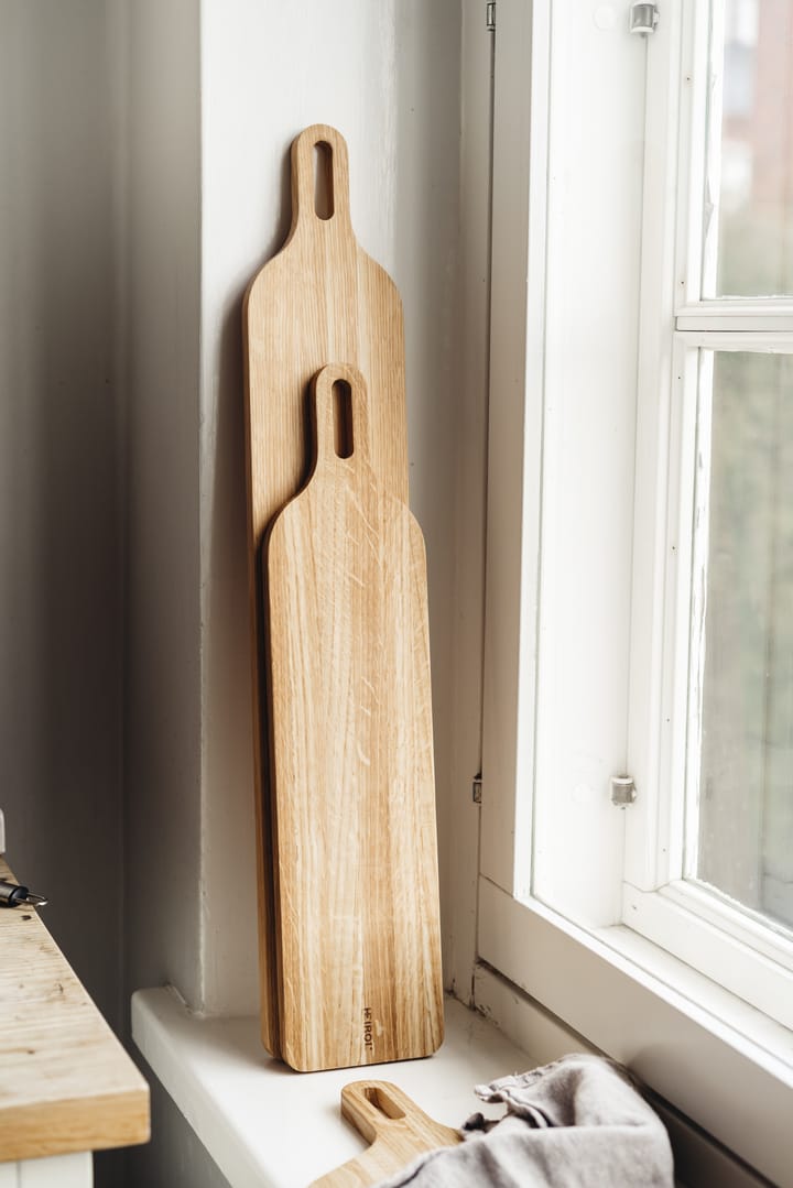 Heirol Schneidebrett mit Henkel Eiche, 12 x 39 cm Heirol
