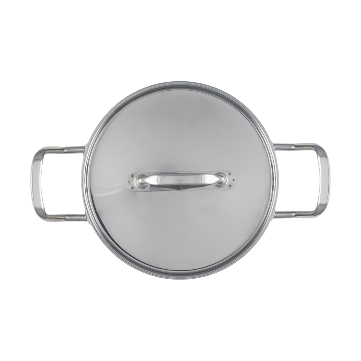 Heirol Steely Classic Triply Topf mit Deckel 3 Liter, Edelstahl Heirol