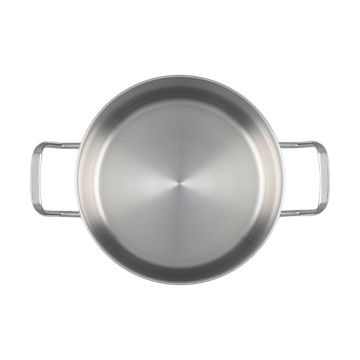 Heirol Steely Classic Triply Topf mit Deckel 5,5 Liter - Edelstahl - Heirol