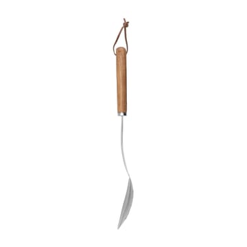 Rostfri geschlitzter Servierlöffel 34cm - Buche - Heirol