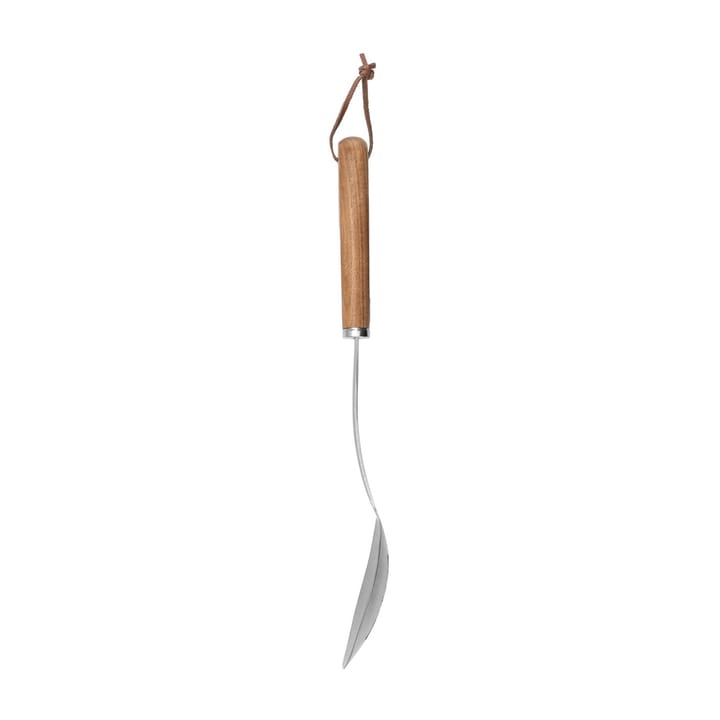 Rostfri geschlitzter Servierlöffel 34cm, Buche Heirol