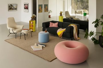 Boa Pouf Ø114 cm - Cotton candy - Hem