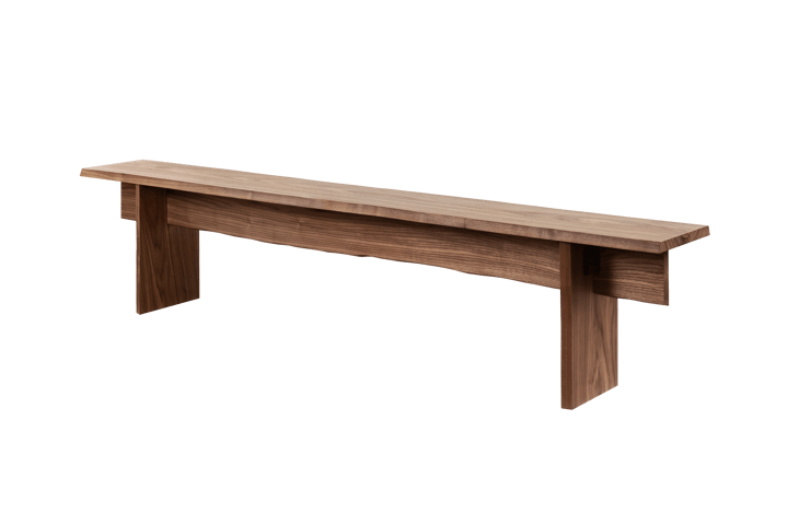 Bookmatch Bank 210 cm, Walnuss Hem