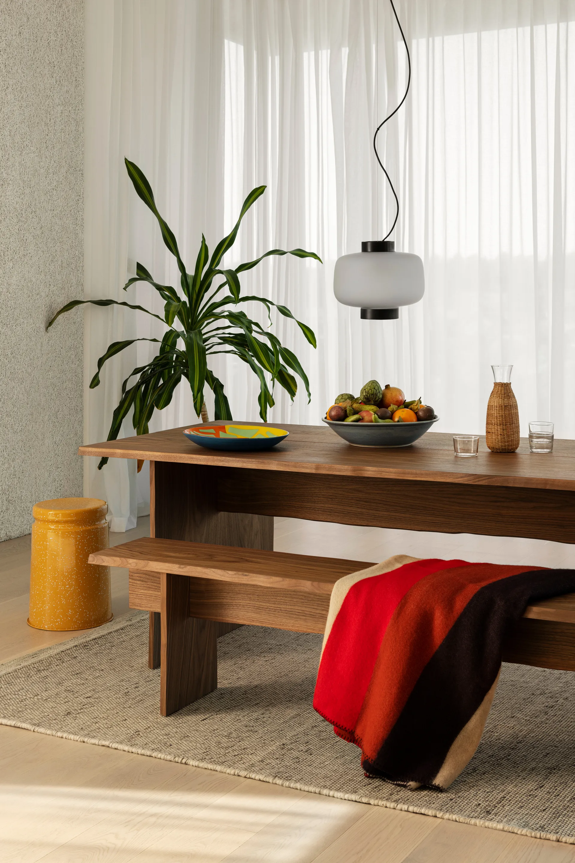 Bookmatch Esstisch 220 cm, Walnuss Hem