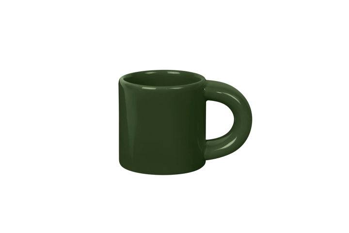 Bronto Espressotasse 10 cl 4er-Pack, Green Hem