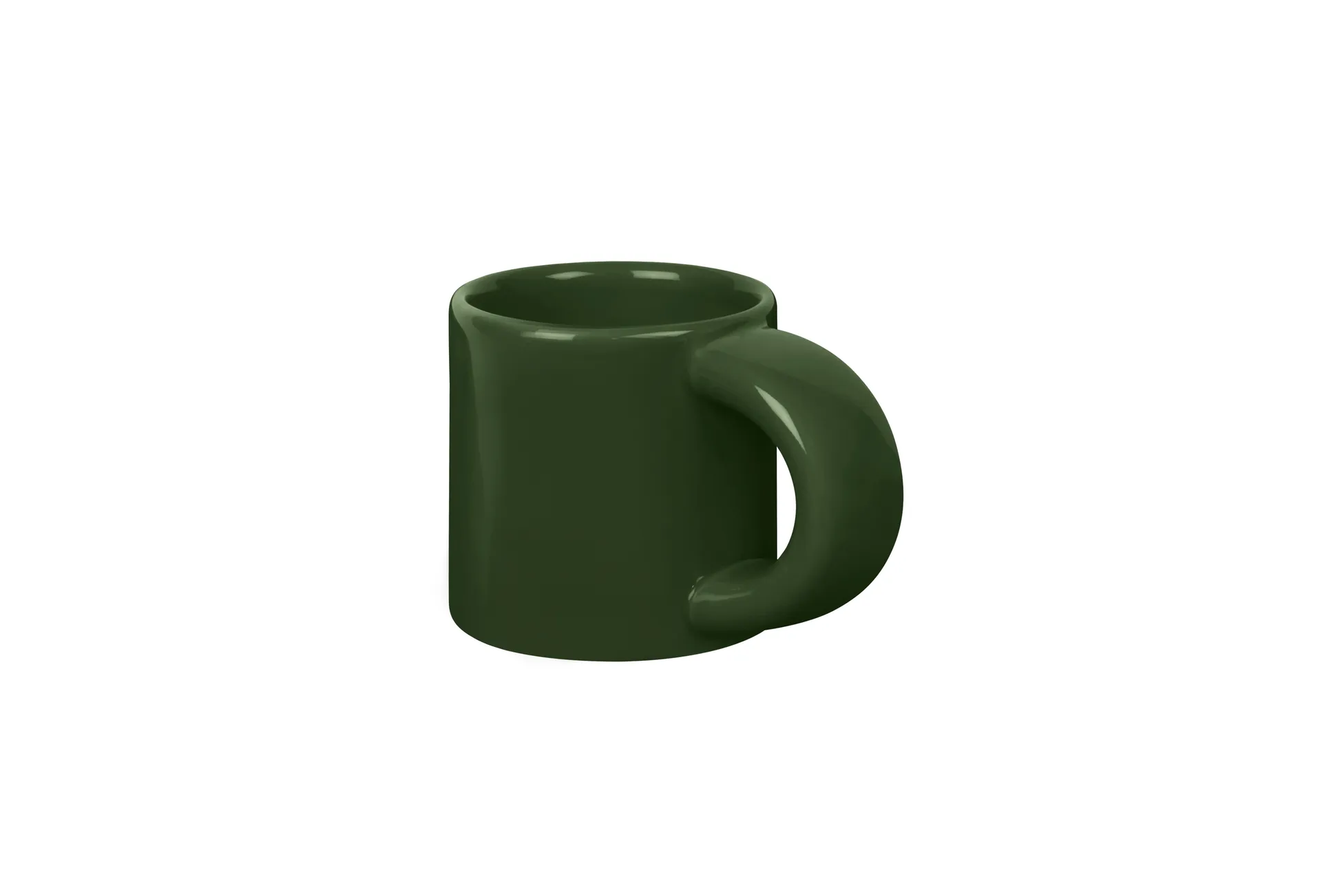 Bronto Espressotasse 10 cl 4er-Pack, Green Hem
