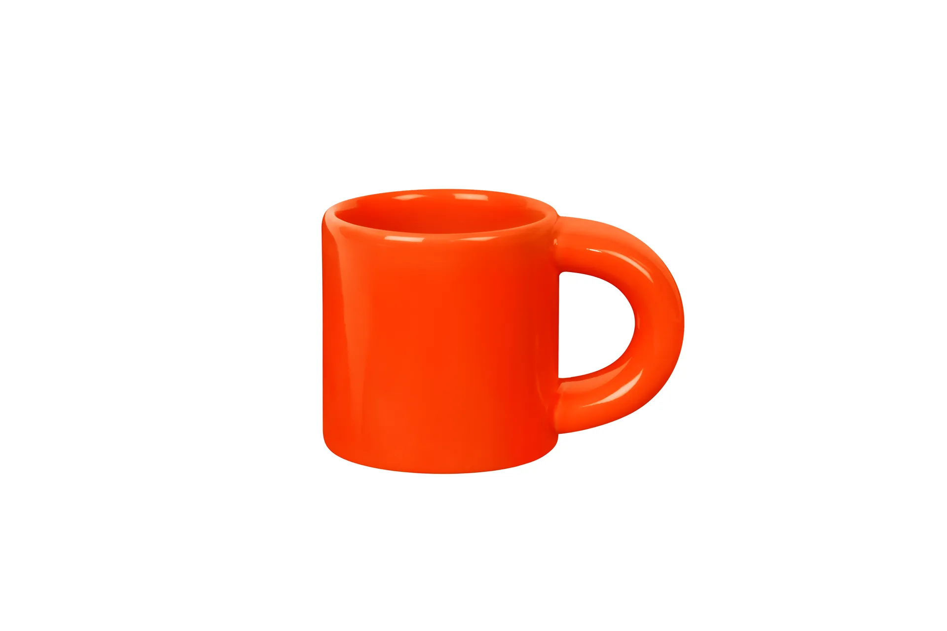 Bronto Espressotasse 10 cl 4er-Pack, Orange Hem
