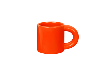 Bronto Espressotasse 10 cl 4er-Pack - Orange - Hem
