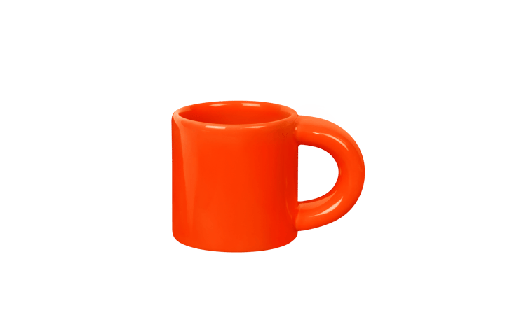 Bronto Espressotasse 10 cl 4er-Pack, Orange Hem
