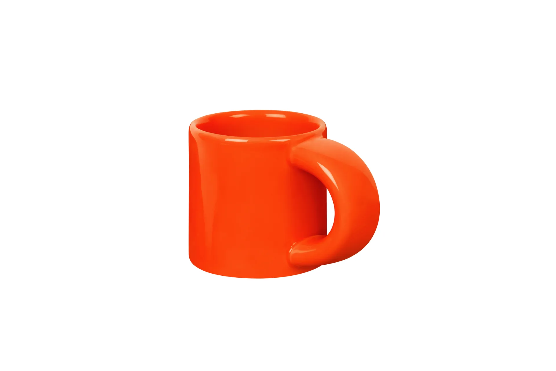 Bronto Espressotasse 10 cl 4er-Pack, Orange Hem