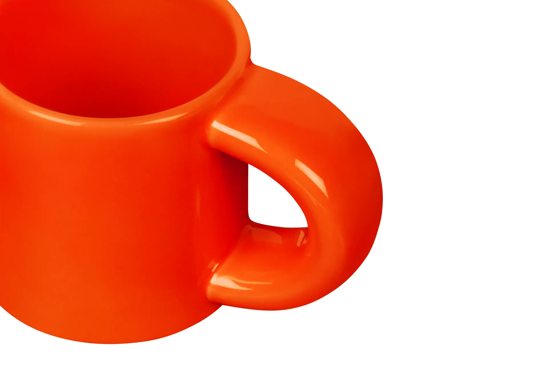 Bronto Espressotasse 10 cl 4er-Pack, Orange Hem