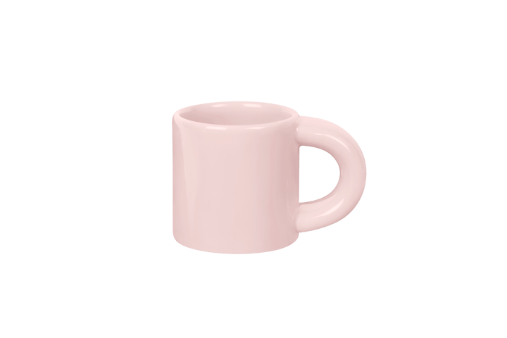 Bronto Espressotasse 10 cl 4er-Pack, Pink Hem