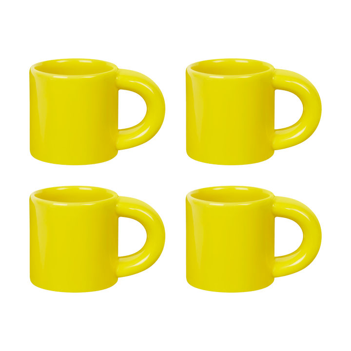 Bronto Espressotasse 10 cl 4er-Pack - Yellow - Hem