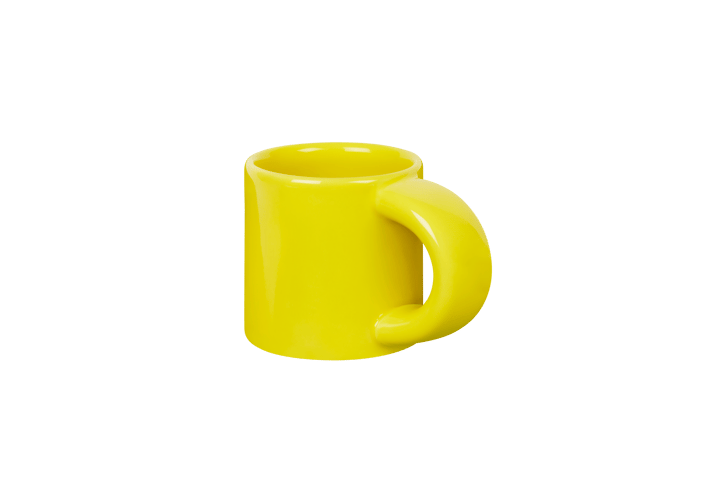 Bronto Espressotasse 10 cl 4er-Pack, Yellow Hem