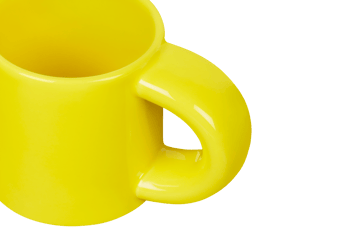 Bronto Espressotasse 10 cl 4er-Pack - Yellow - Hem