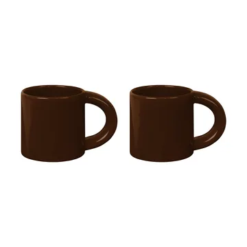 Bronto Tasse 30 cl 2er-Pack - Brown - Hem