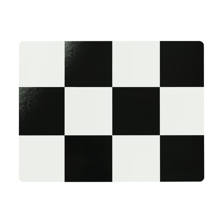 Check Tischset 30x40 cm 2erer-Pack - Cream-black - Hem